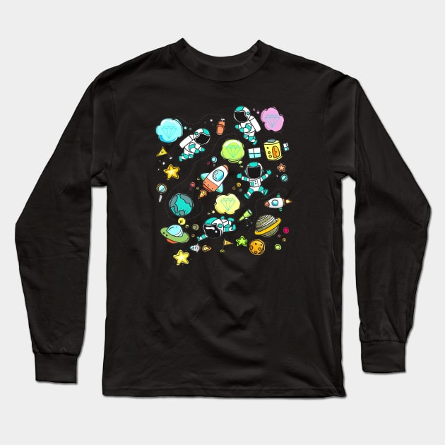 Shinee Space Long Sleeve T-Shirt by Aeriskate